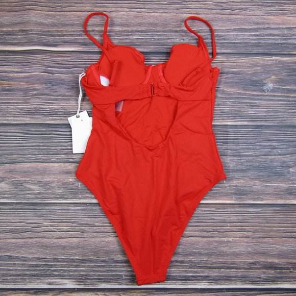 Good American Red One Piece Swimsuit - Picture 9 of 11